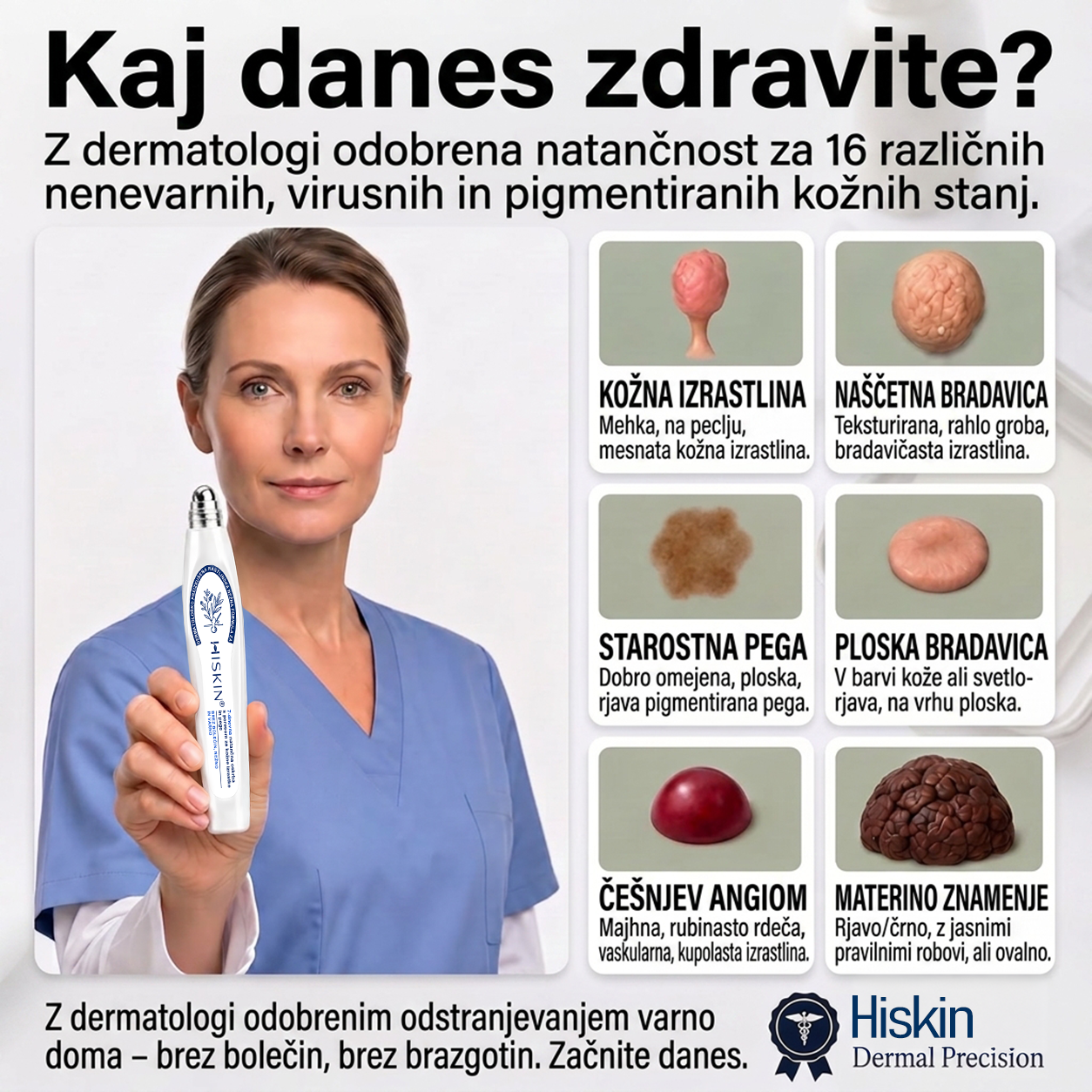 🔥 HISKIN® Roll-on za ciljno nego kože Posebna ponudba: dodatnih 30% popusta