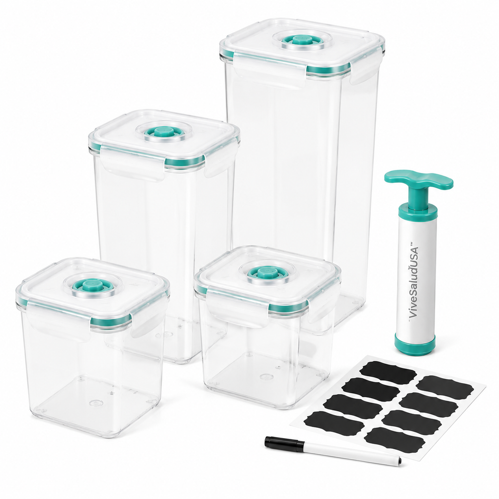 ViveSaludUSA™ FreshSeal Vacuum Food Storage Container Set