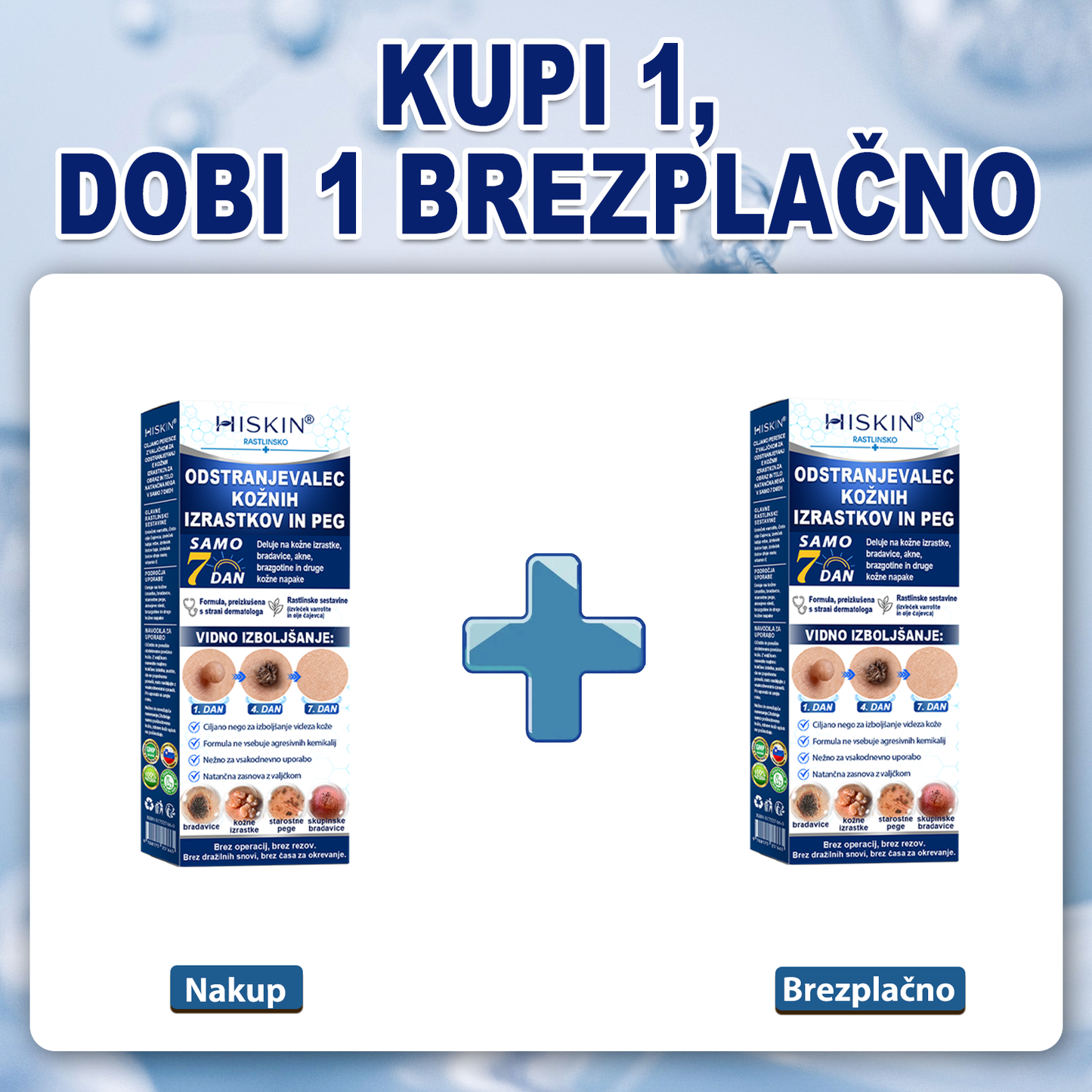 🔥 HISKIN® Roll-on za ciljno nego kože Posebna ponudba: dodatnih 30% popusta