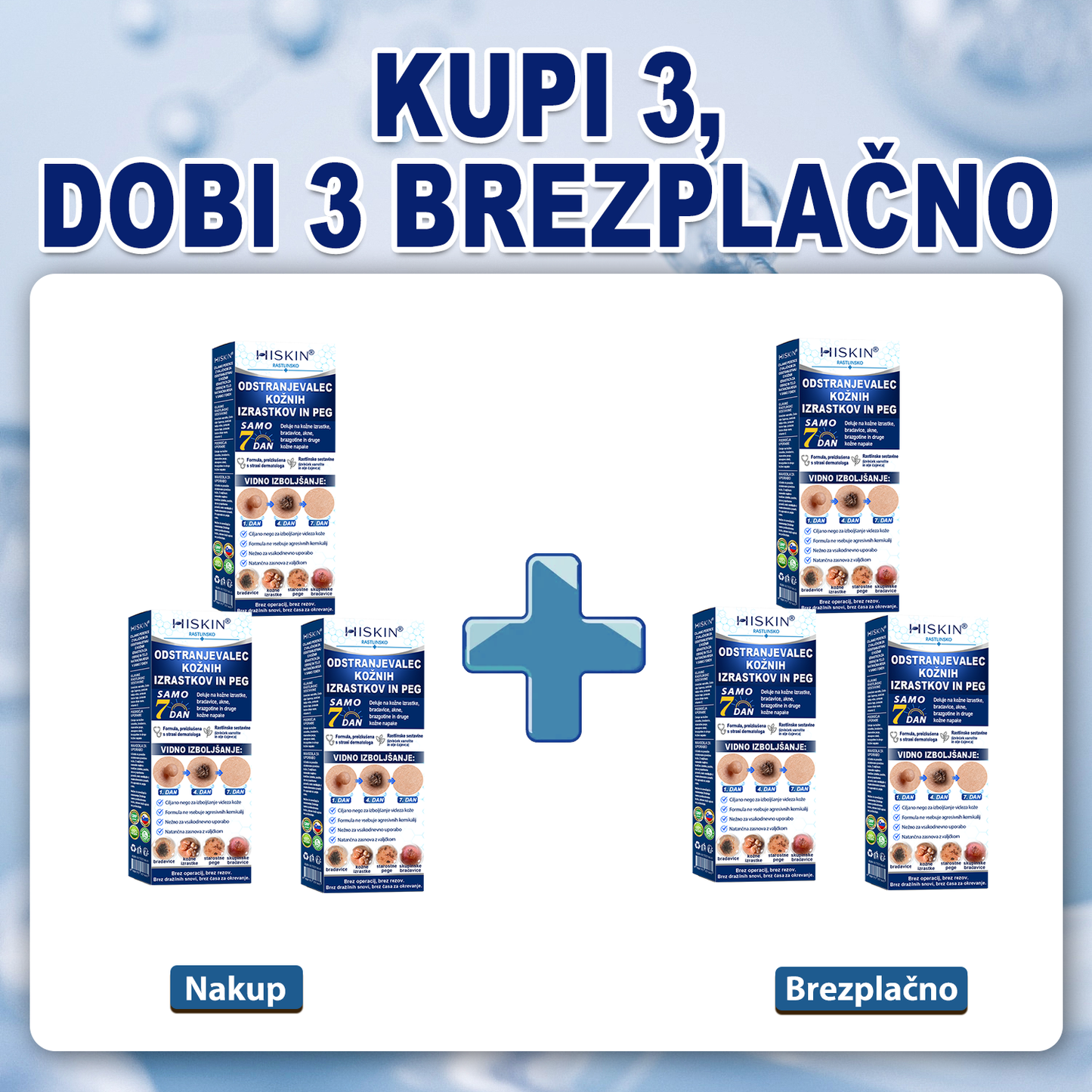 🔥 HISKIN® Roll-on za ciljno nego kože Posebna ponudba: dodatnih 30% popusta
