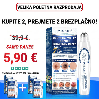 🔥 HISKIN® Roll-on za ciljno nego kože Posebna ponudba: dodatnih 30% popusta